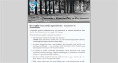 Desktop Screenshot of cmentarz.koszalin.mpcms.pl